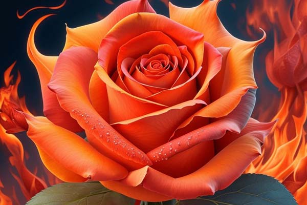 Burning Roses Spiritual Meaning