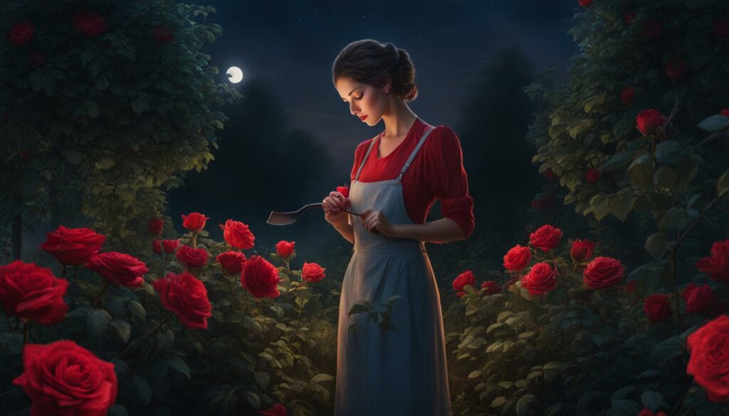 Planting Roses in a Dream for Single Women