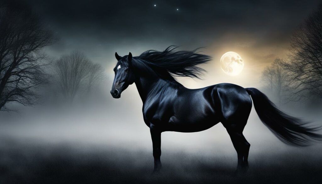 black horse symbolism