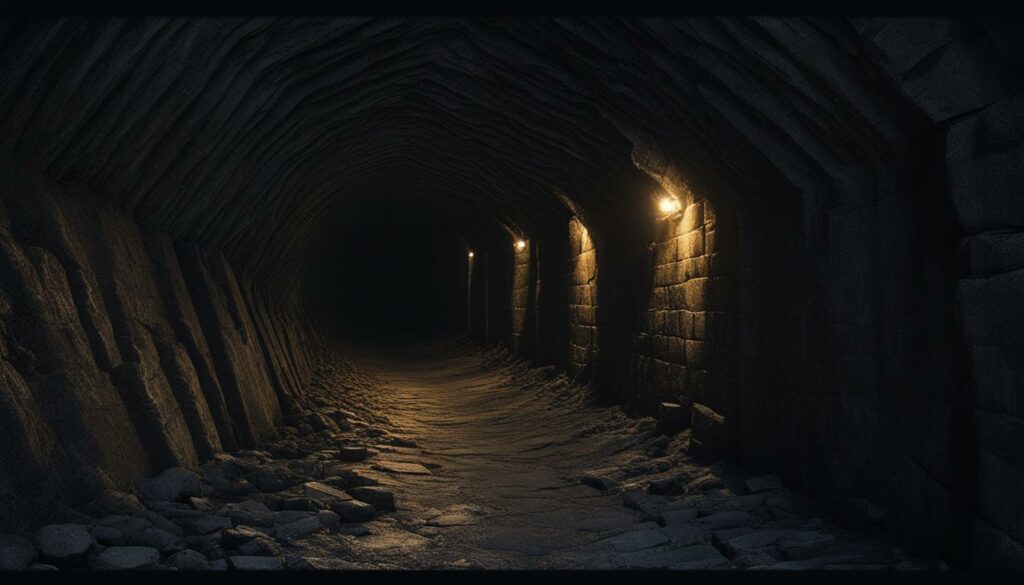 darkness in stuck tunnel dreams