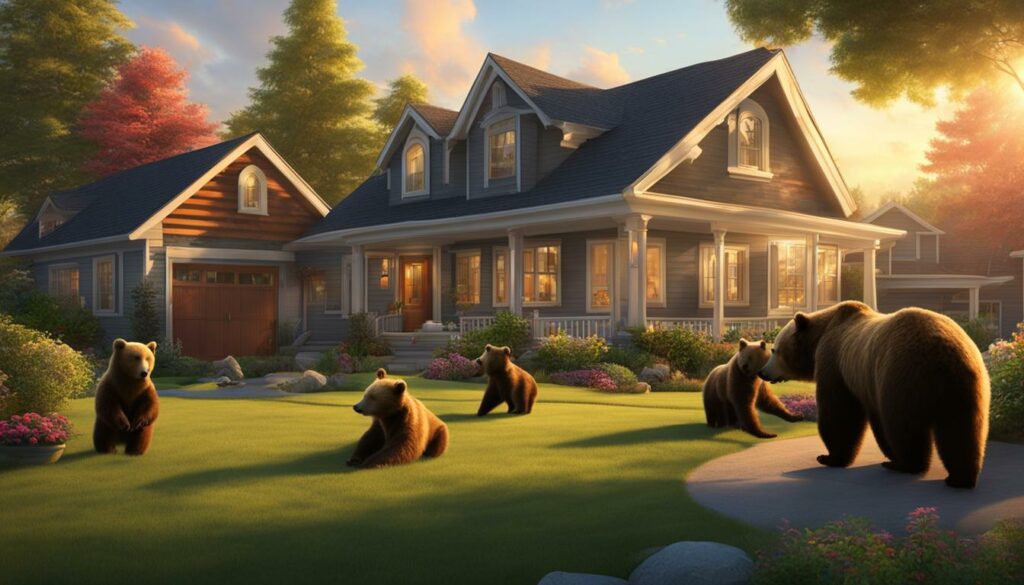 dream about bears outside your home