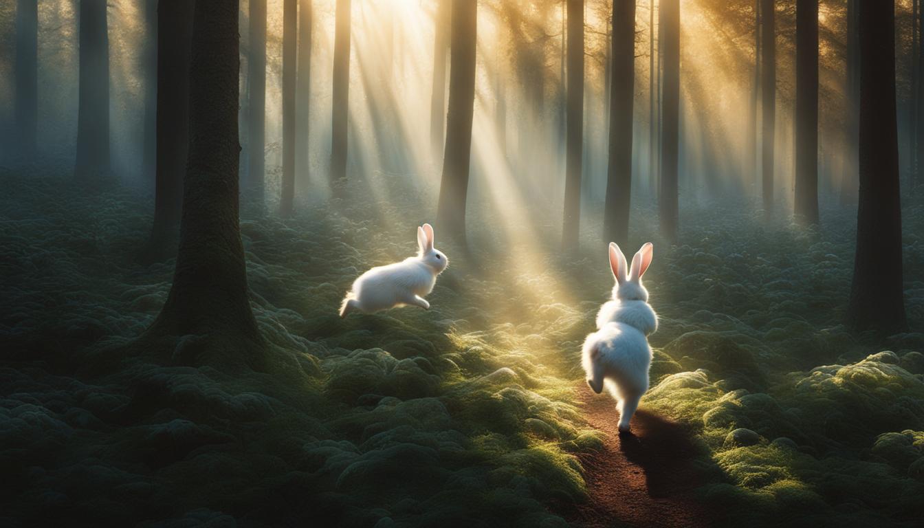 dream about chasing white rabbit