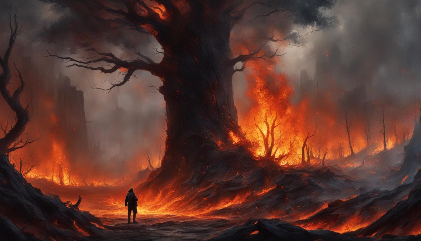 dream about fire in forest