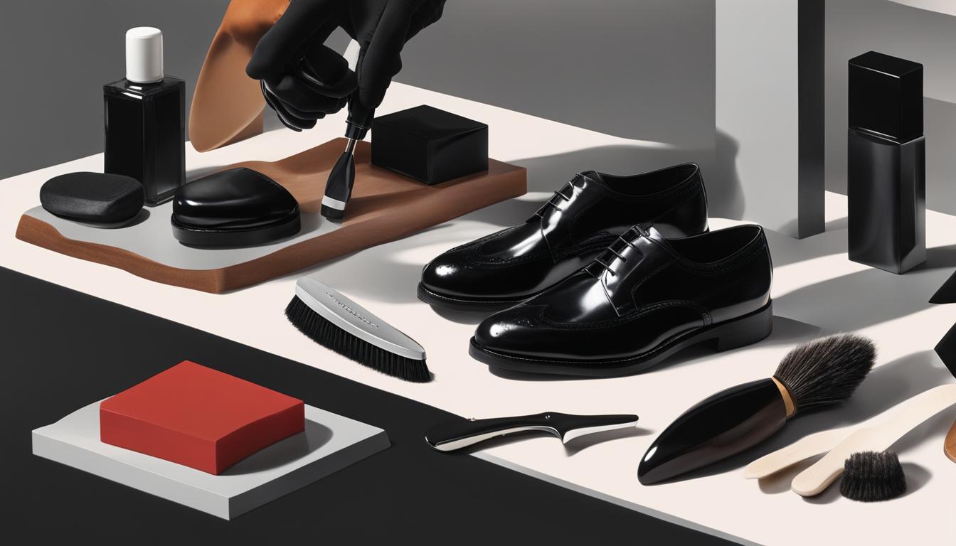 dream about polishing black shoes