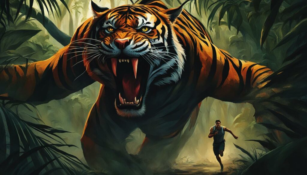 dream of being chased by a tiger