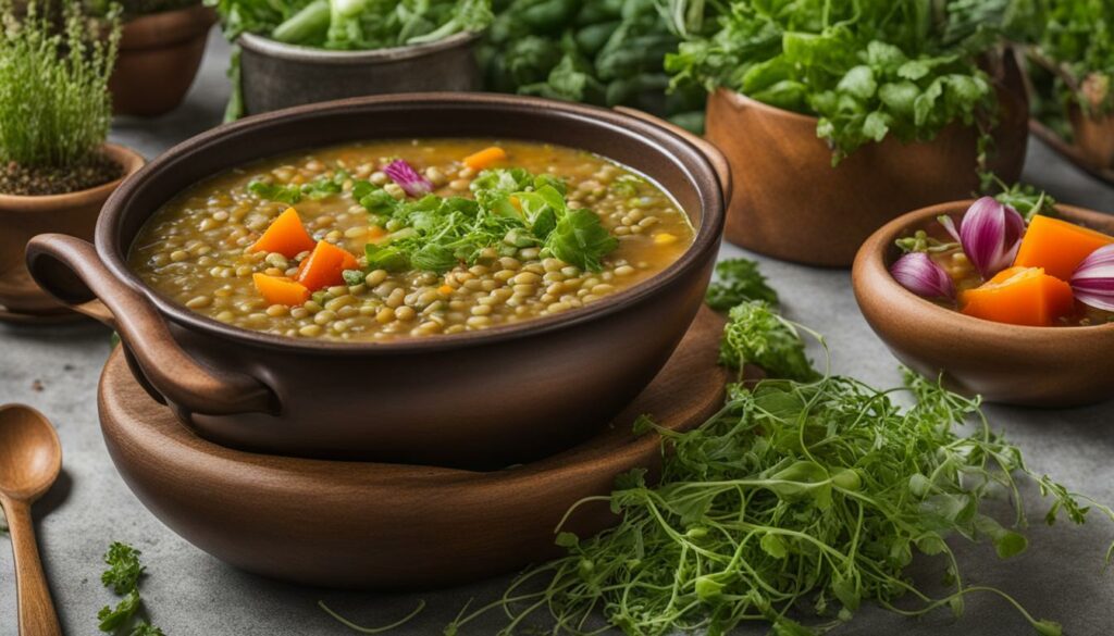 lentil soup dreams and growth