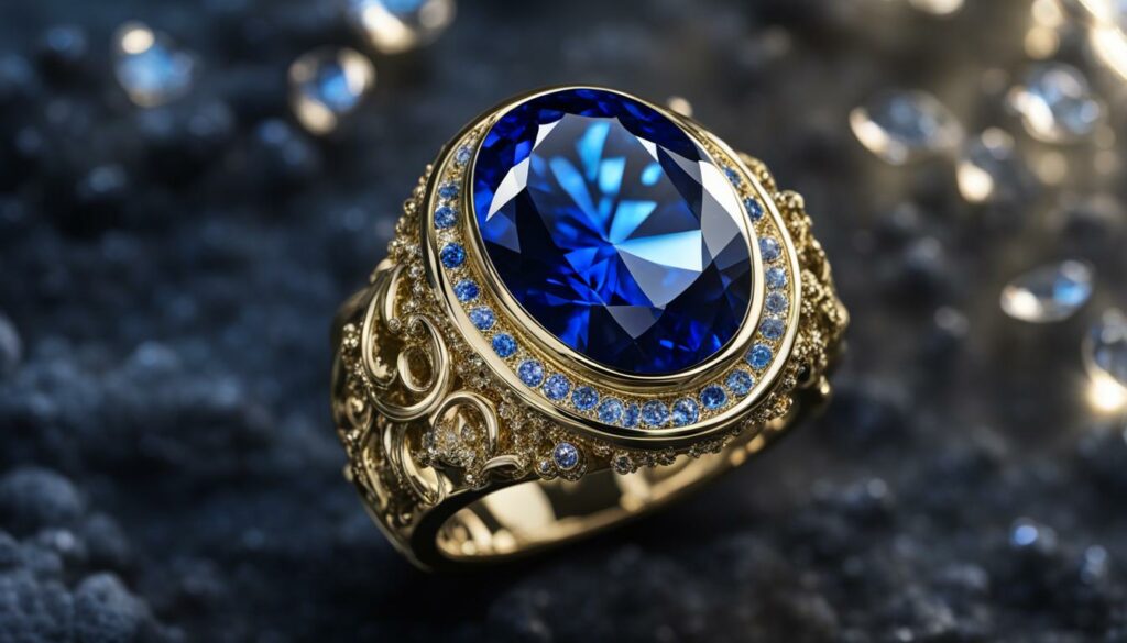 psychological interpretation of dreaming about blue sapphire ring