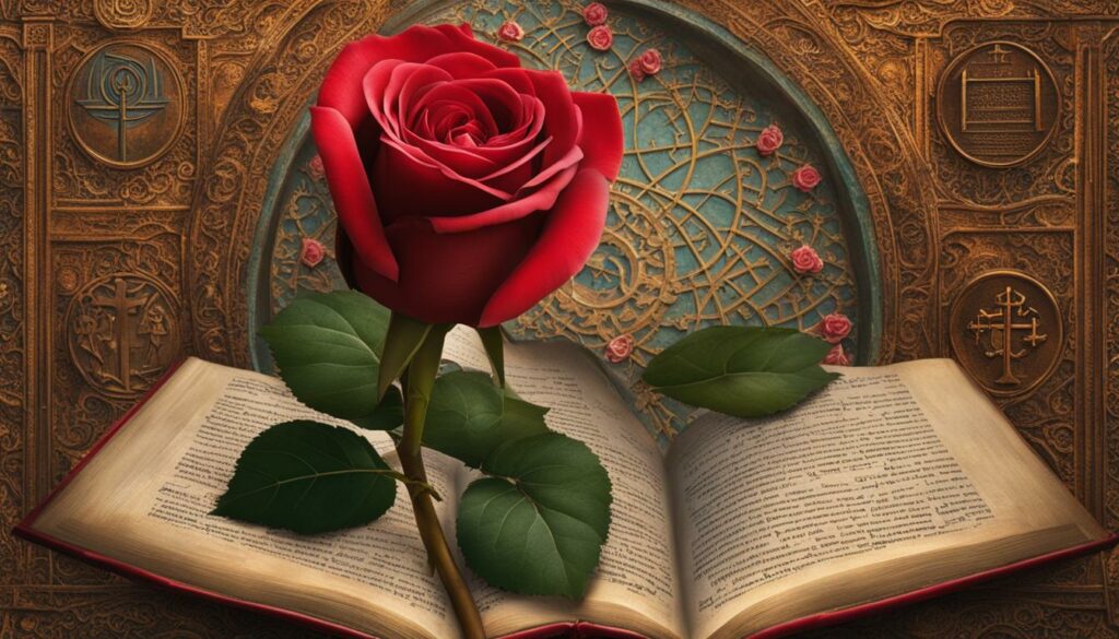 symbolism of rose in religions